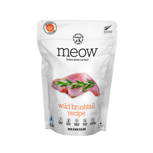 Meow freeze-dried cat food possum chicken duck beef venison cod fresh meat grain without grain weight gain nutrition full price to become the staple food for kids
