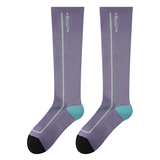 
Enjoy it professional running sports socks for women calf compression socks hiking and cycling badminton pressure stockings