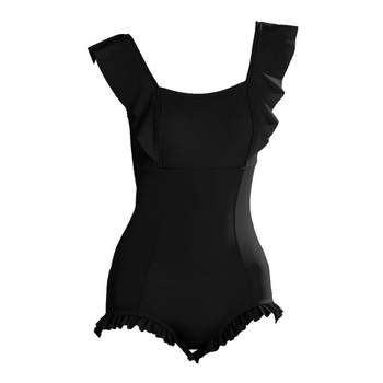 kissinggourami one-piece swimsuit slimming backless
