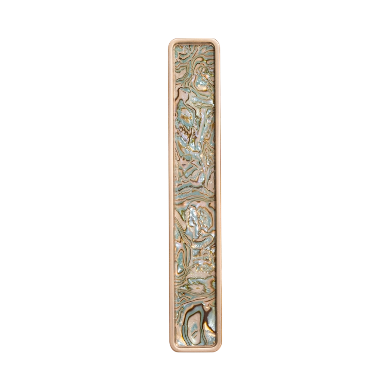 黄铜螺钿镇尺镇纸书法专用镇纸尺纸镇铜镇尺铜