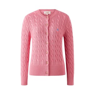 
[Pima Mian] Eland Yilian Mao Sweater Women's Spring Marshmallow Round Neck Slim Sweater Cardigan Spring