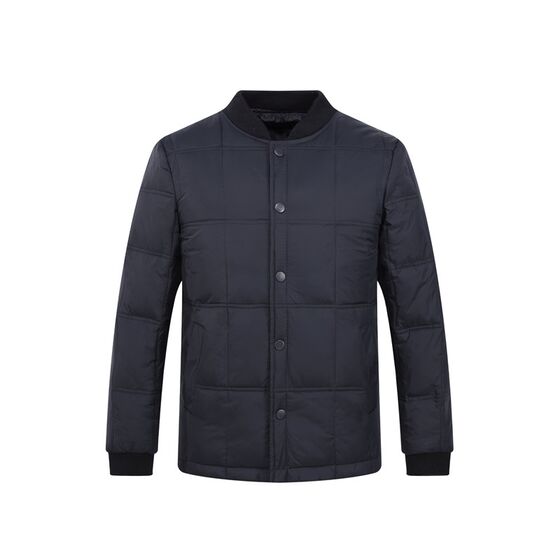 Men's down jacket keeps warm and biliary in the winter, old young dad wore short white duck down ducky jacket tops