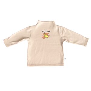 
Baby boneless German velvet warm half turtleneck bottoming shirt for boys and girls long-sleeved T-shirt for autumn and winter inner wear