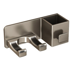 2025 space aluminum punch-free hair dryer shelf