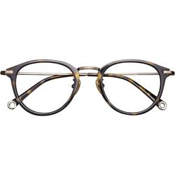 Retro Tortoiseshell Myopia Glasses Frame Men's Models Can Be Matched With Ultra-light Pure Titanium Japanese Plate With Leopard-print Glasses Frame Women