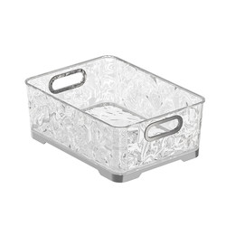 Light luxury bathroom storage box and cabinet storage basket