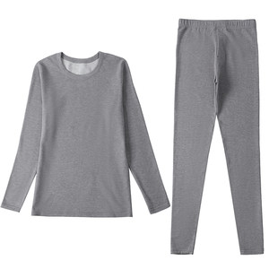 
Wool and silk thermal underwear for middle-aged and elderly men, thickened and velvet, German autumn clothes and long johns set, dad cotton sweater