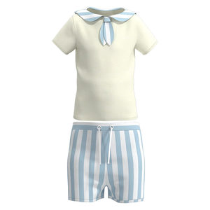 atlanticbeach2025 new high-end boys and children's swimsuit split swimming trunks girls one-piece swimsuit