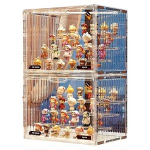 
Blind box storage display rack transparent dustproof acrylic figure storage cabinet labubu pop-mart display box