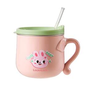 Lejiu Lexie Baobao Water Cup Children's straw cup milk cup stainless steel household drinking water anti -falling school drink cup
