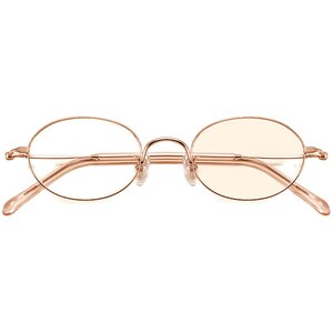 
Ultra-light pure titanium round frame retro rose gold frame female internet celebrity style with anti-blue light anti-fatigue myopia glasses men's trend