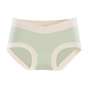 Pregnant women underwear female pure cotton cotton crotch during pregnancy, no marks low -waist shorts, summer thin antibacterial antibacterial antibacterial
