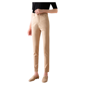
Pencil pants for women with high waist and small feet pants for slim and versatile casual trousers for spring 2025 new fashionable high-end women's pants