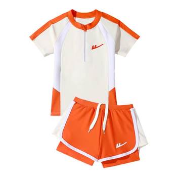 Back force girl split swimsuit fashion sports style
