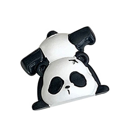 Panda Sta Arrivando ~ Simpatico Adesivo Interruttore Semi-stereo Con Presa Panda Birichina Creativa Decorazione Della Parete Della Casa In Stile Nordico