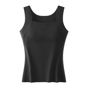 Comfortable skin bottom coat without traces for women's new suspender vest

