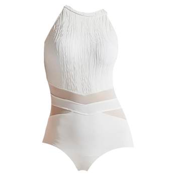 KISSINGGOURAMI backless women's one-piece swimsuit