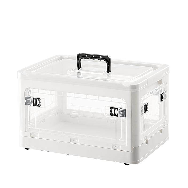 30,5 cm drielaagse multifunctionele opbergdoos organizer opvouwbare gereedschapskist/kunst & ambachten koffer/naaibenodigdheden organiser/ medicijndoos/familie EHBO-doos met 2 trays (roze wit
