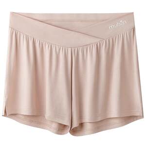 Maternity partner pregnant women's safety pants anti-exposure summer thin leggings shorts low waist loose ice silk large size summer clothing
