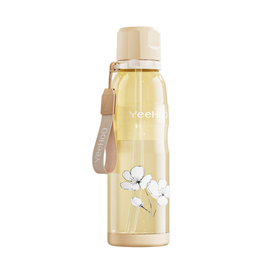 
Ying's children's water cup PPSU large-capacity straw cup for children to drink directly and drink water outdoor school water cup with one lid and two drinks