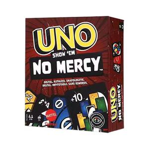 
Genuine UNO Solitaire Uno Brown No Mercy NO Mercy 168 Mattel Casual Party Fun Games