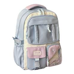 Great texture! Large capacity schoolbags are versatile