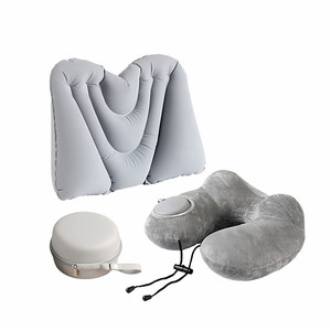 
U-shaped pillow inflatable lumbar cushion lumbar support neck pillow travel portable pillow high-speed rail train long-distance flight sleeping artifact