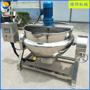 Stainless steel electromagnetic large -scale fully automatic planet beef chili sauce stir frying pan hot pot bottom ingredients stir -frying machine