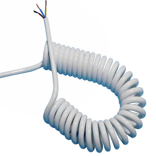 2-Core Spring Wire Set - Pure Copper Cable with Power Cord