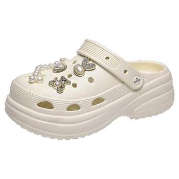 
Chianda 2025 new pearl hole shoes for women