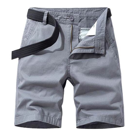 Summer five -point work shorts, men's sports, leisure loose straight tube trend, thin half pants, pants pants pants