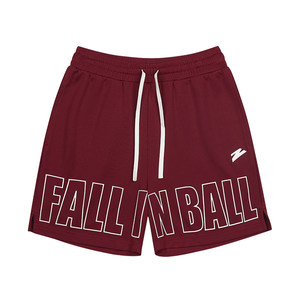 Aspiring UZIS American sports shorts men's summer basketball training moisture-absorbing and sweating quick-drying printed quarter-finger pants hollow