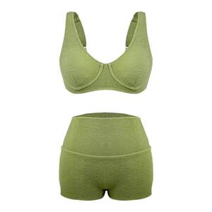 
VALTOS solid color split swimsuit for women with small breasts gathered bikini flat angle high waist belly cover swimsuit special for swimming pool