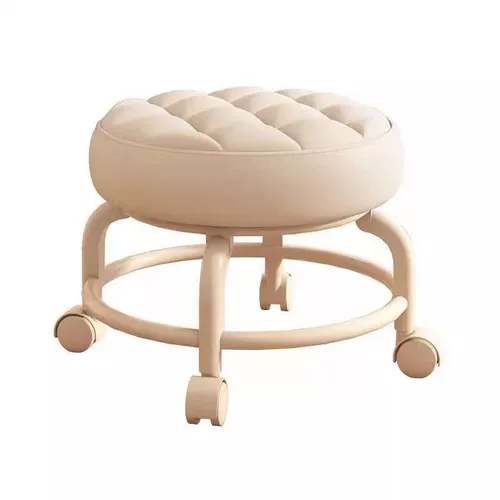 Wanxiang Wheel маленький стул домохозяйство маленькая скамейка прозрачная задняя кресло небольшой стул шкив короткий стул. Замена обуви.