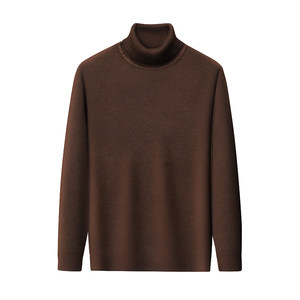 
Tongxiang Puyuan plus velvet all-in-one velvet turnable turtleneck warm men's sweater winter thickened inner base sweater