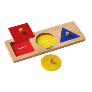 
boby Montessori early education educational toy puzzle 0 to 3 years old infants and young children shape matching cognitive building blocks hand grabbing board
