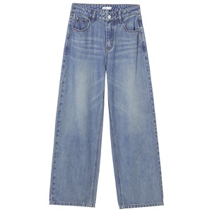 
Hot Wind Women's Lyocell Straight Jeans 2026 Summer New Style Slimming Wide Legs Slim Casual Jeans