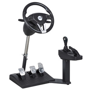 
Easy-game car simulation driver training machine learning driving game steering wheel science second and third-hand automatic transmission