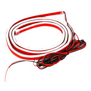 Automotive cover penetrating daytime running lighting decoration universal dynamic scanning guidance light strip LED mid -network atmosphere light belt