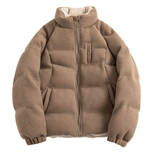 
Macheda Men's Japanese Retro Stand Collar Cotton Coat Winter Thickened Warm Couple Bread Coat Loose Trendy Brand Jacket