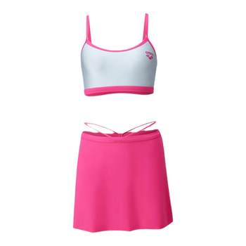 arena Arena split women's skirt swimsuit sun protection long-sleeved swimsuit sports leisure swimwear hot spring swimsuit