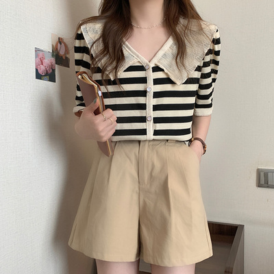 taobao agent Summer short sleeve T-shirt, shorts, set, plus size