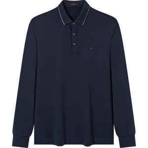 
[Modal Brushing] Qipai Men's Long Sleeve Polo Shirt Men's 2025 Winter New Business Casual Lapel T-Shirt