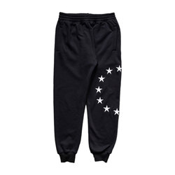 Eraldo French Cutting-edge High-end Fashion Brand Series Star Embroidered Fleece Casual Cotton Thickened Sweatpants Men's Winter
