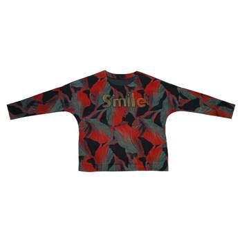 Mom's long-sleeved spring and autumn pure cotton loose bottoming shirt