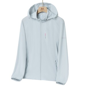 
[Ice Silk High Elasticity + Detachable Hat] Luo Meng Couple Style Outdoor Sun Protection Clothing 2026 Summer Thin Jacket for Men