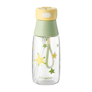 
Fuguang summer water cup for women 2026 new children's straw cup for students going to school special outing portable click cup