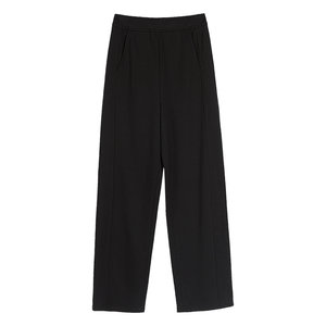 
Metersbonwe women's trousers spring style comfortable, fashionable and comfortable American sports loose straight women's knitted trousers for women
