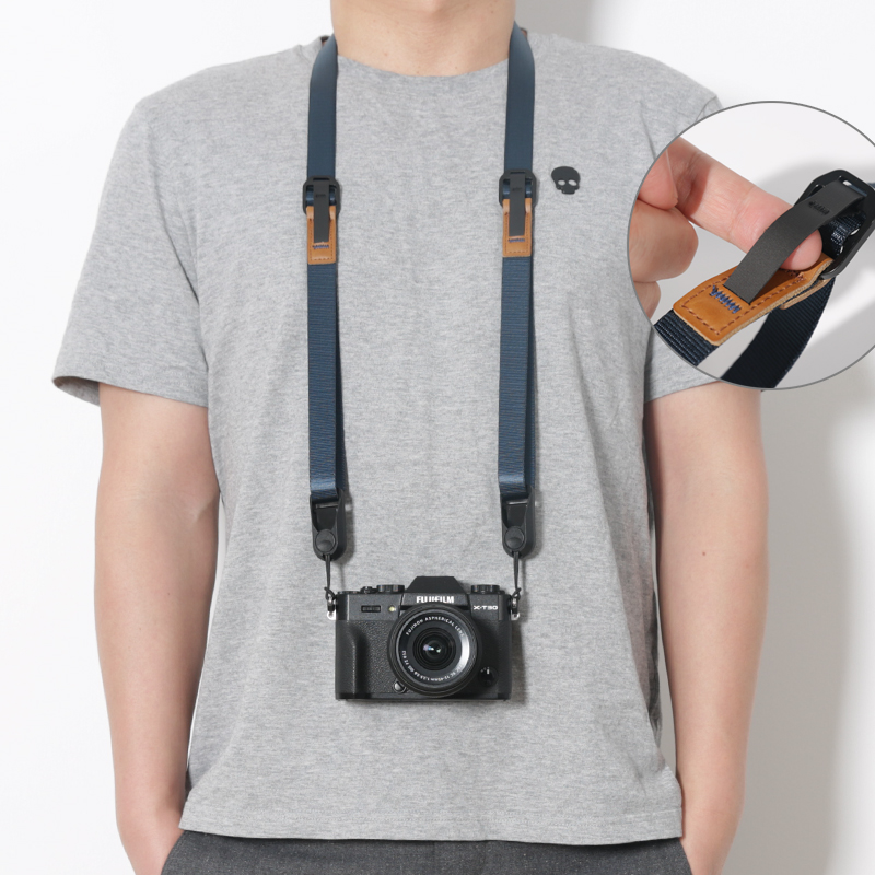 相机肩带快拆磁吸适用于佳能索尼富士xs10xt30/5等微单单反手腕绳