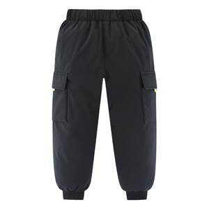 
Flying in the Snow Children's Clothing Children's Down Pants 2025 New Boys' Medium and Large Children's Work Clothes Warm Duck Down Pants Girls Winter
